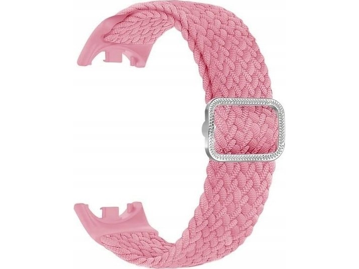 Beline Beline Pasek Mi Band 8 Nylon Różowy/Rosa
