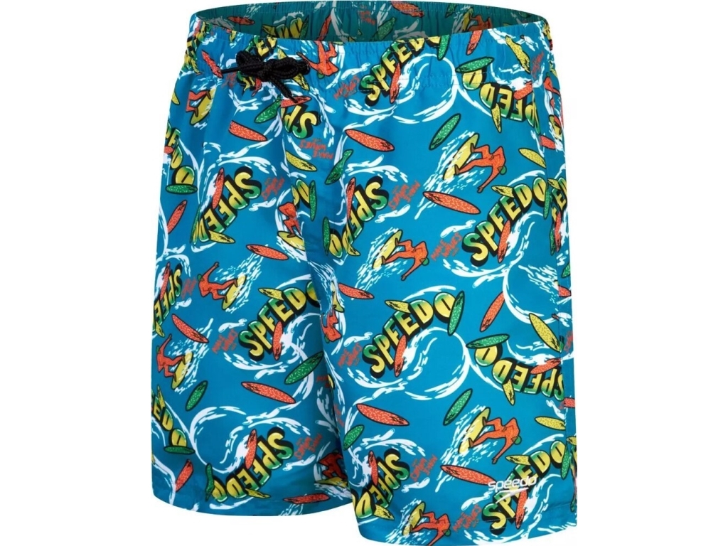 Speedo barntoftshorts PRT 15 WSHT JM, bolt/bright yellow/salso/lawn,  M