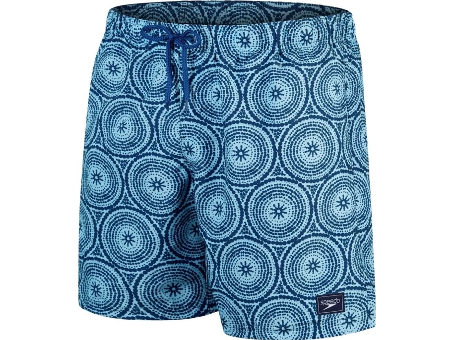 Speedo Herr Speedo Print Leis 18" Wsht Blå Tack/Ammonite Shorts Storlek S