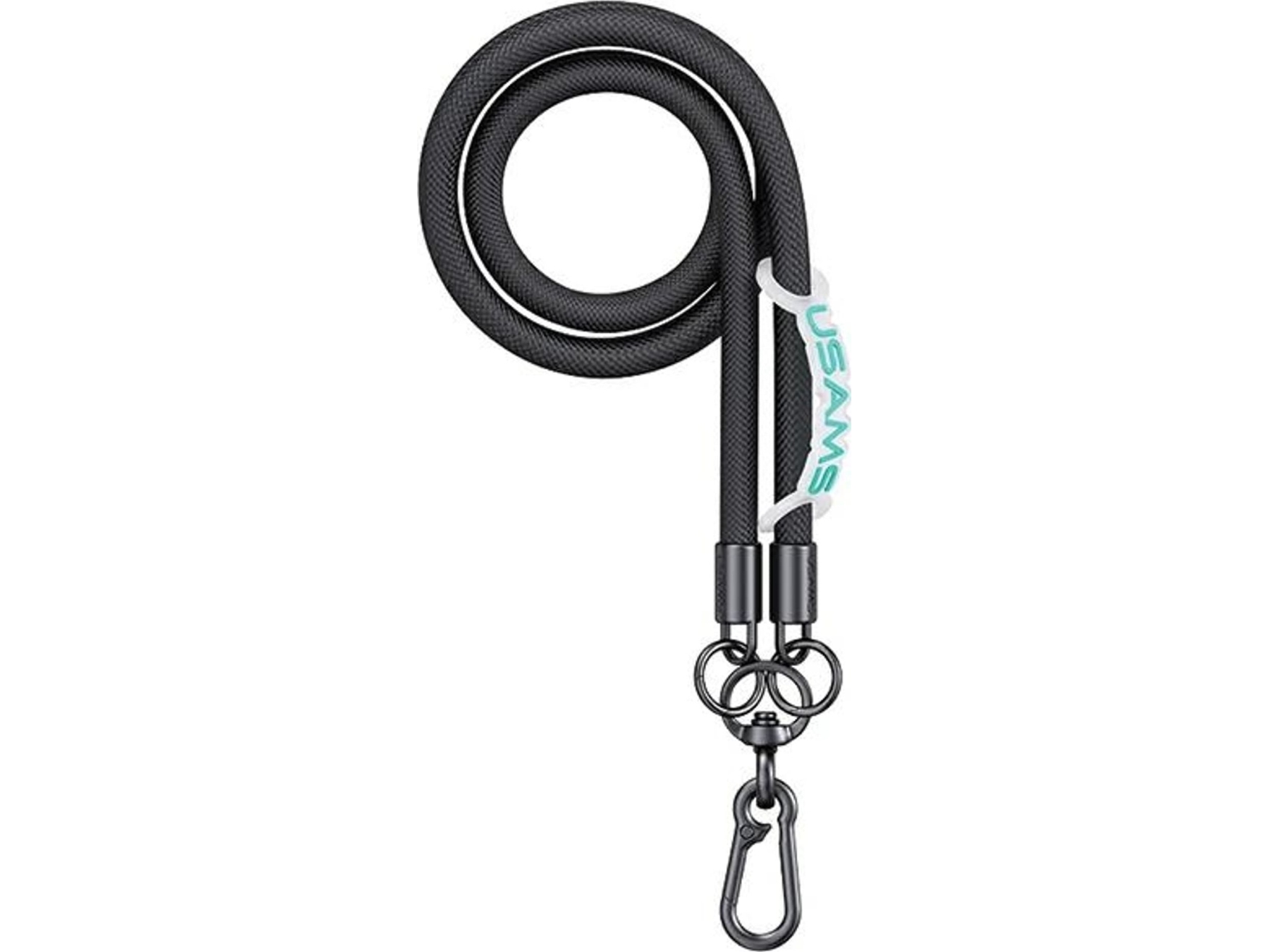 Usams Universelles Handykordel 1,2 M Schwarz/Black Zb282gs01 (Us-Zb282)