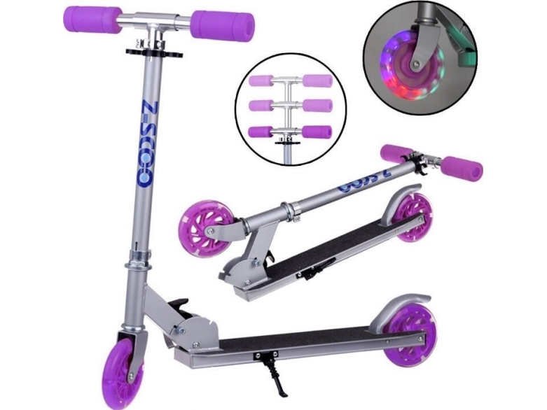 Yokomisiada letvægtsfoldescooter med selvlysende hjul, ideel til børn SP0786