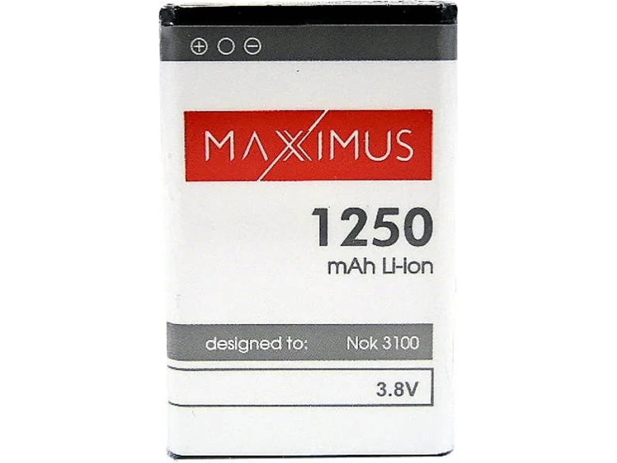 Batteri Maxximus BAT MAXXIMUS Nokia 3100 1250mAh Li-Ion 3650/3100N BL-5C, NON-NOKIA MOBILE (NTC)