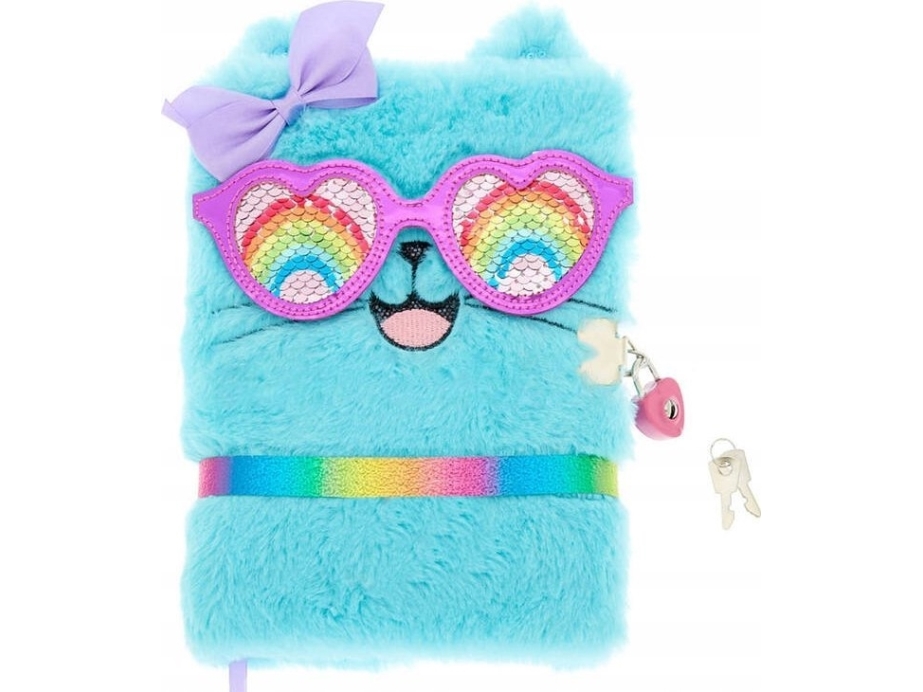 Jokomisiada Hemmelig dagbog nøglering blå Kitten ZA4821