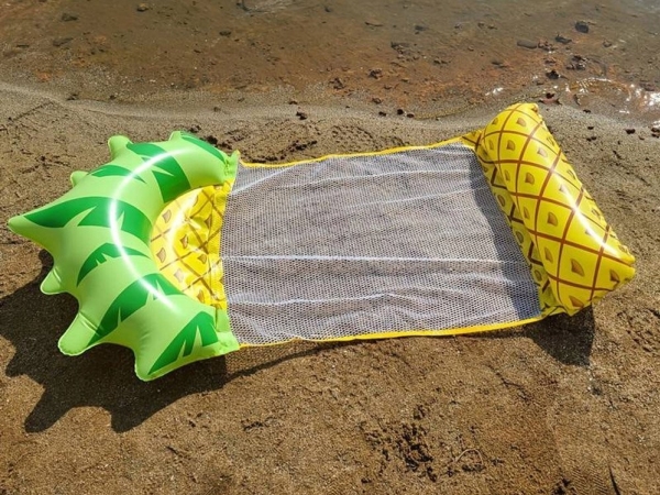 Yokomisiada Oppustelig madras Hængekøje vandnet, ananasmodel til pool og strand SP0760