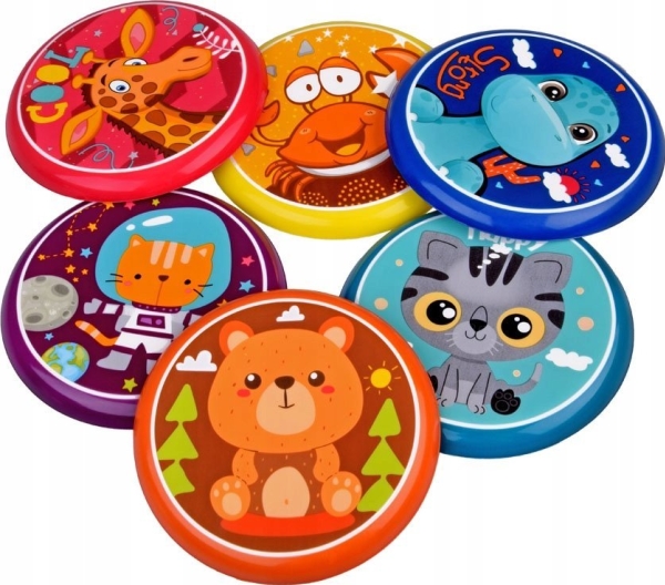 Yokomisiad Farverig flyvende disk16 cm behændighedskastelegetøj SP0764