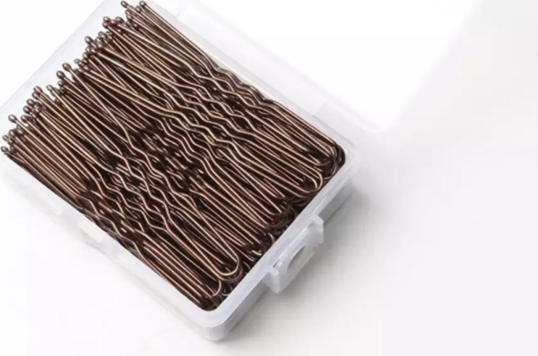 Activeshop hårclips til frisør, E-58, 120 stk, 5,6 cm, kobber