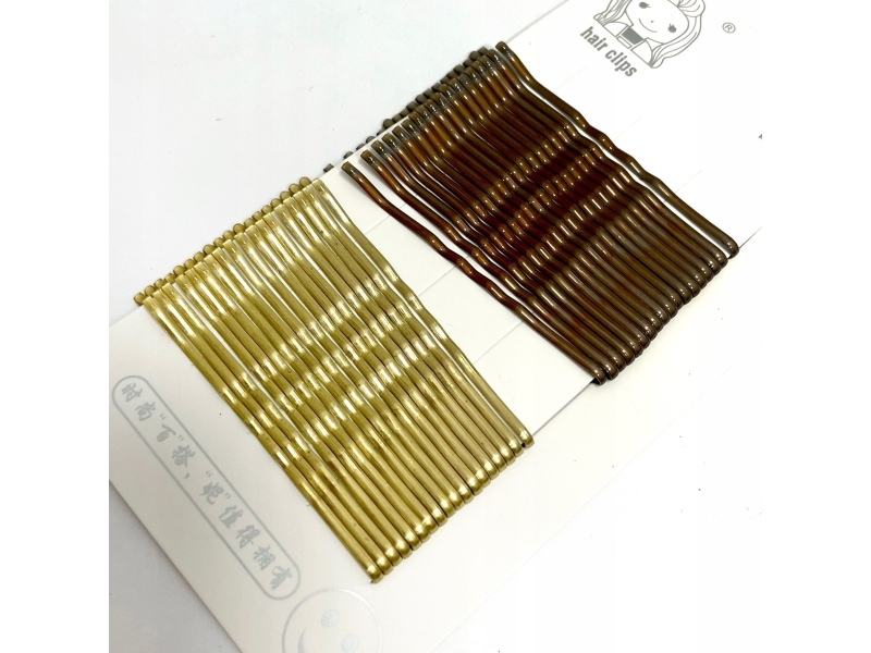 Activeshop hårspænder E-64 36 stk. 6 cm guld