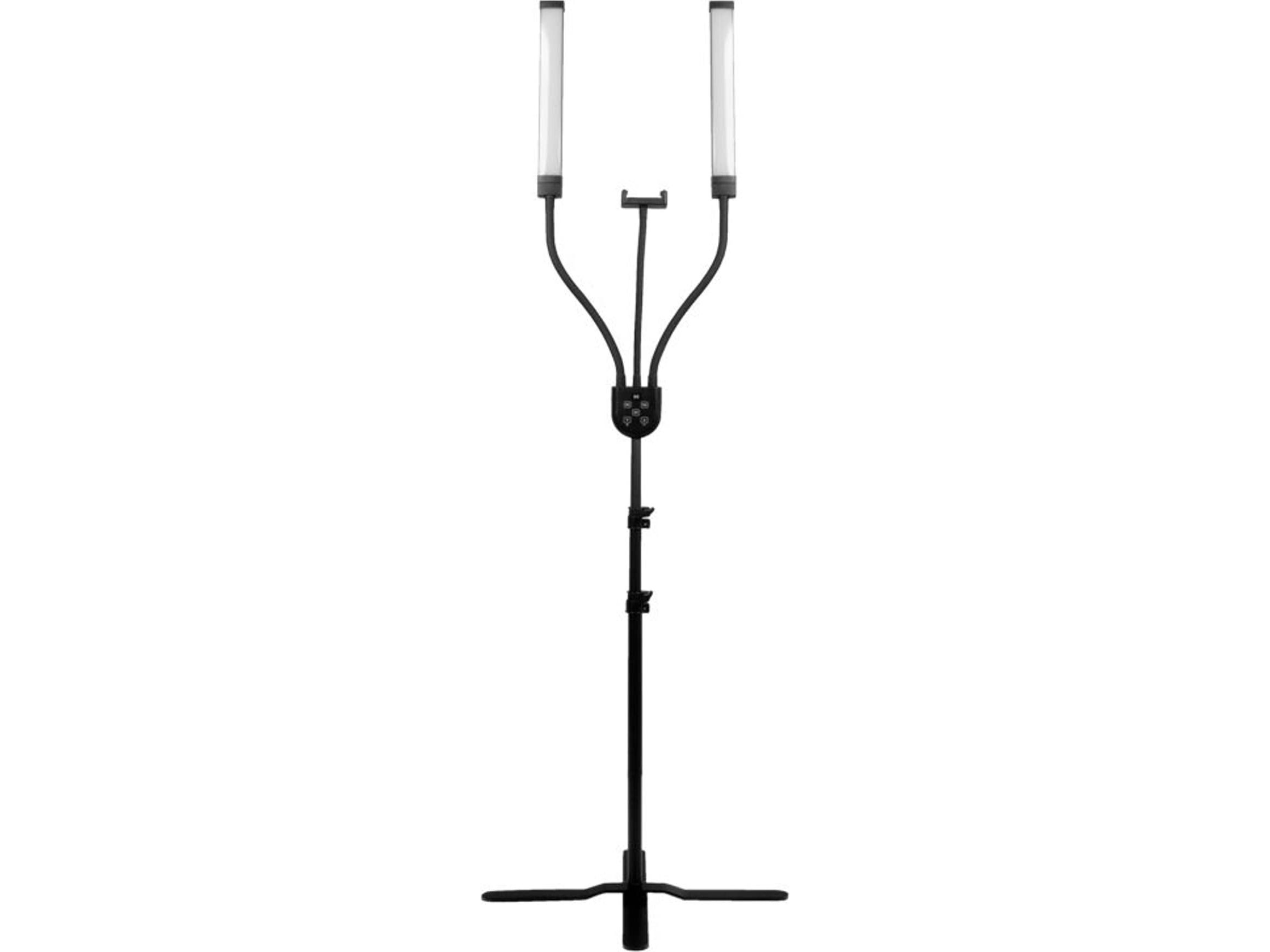 Activeshop led øjenvippe- og make-up lampe Polluks IV type msp-mj-02 sort med fjernbetjening