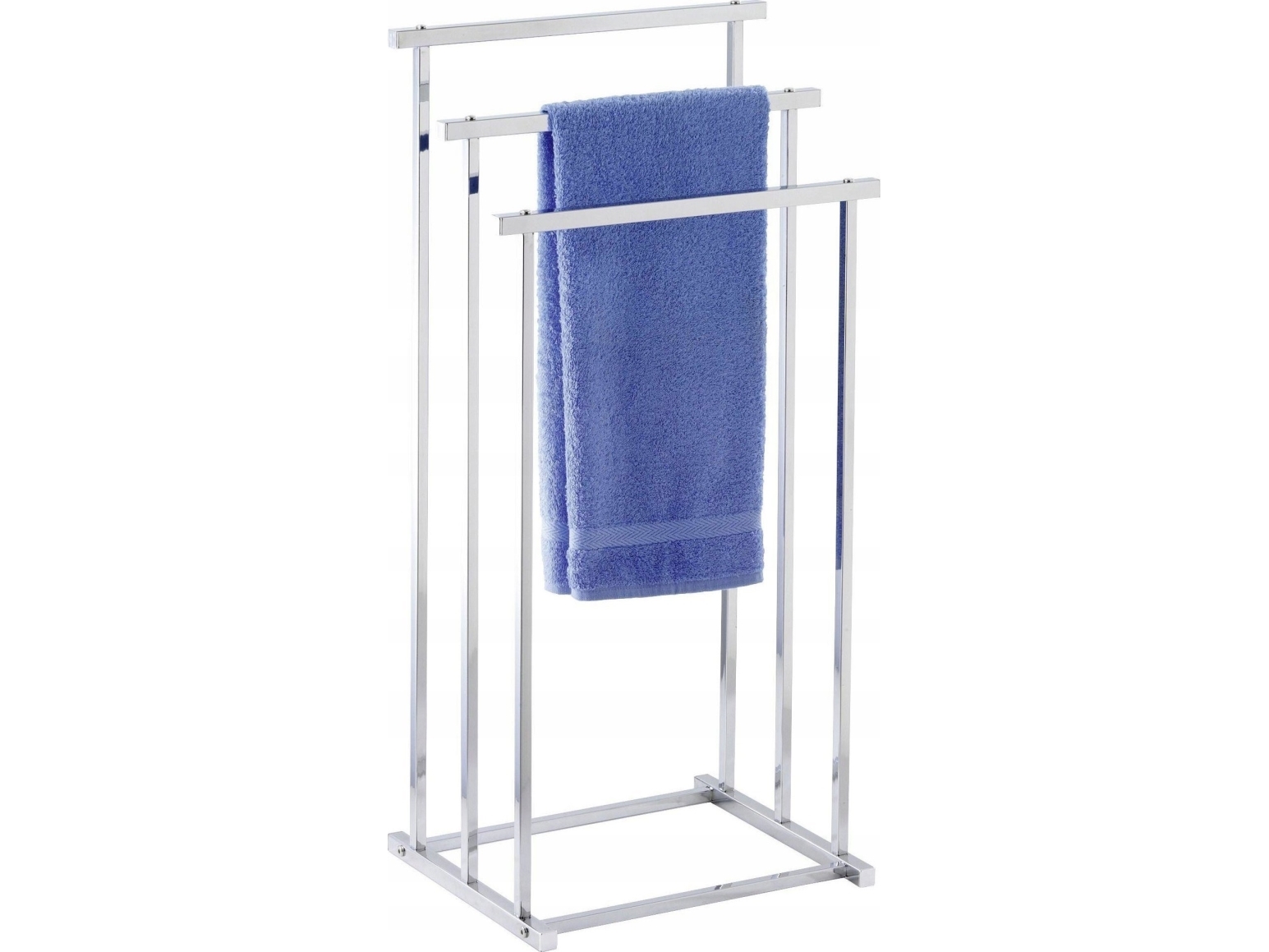 Wenko Handtuchhalter Quadro, Verchromt, Wenko