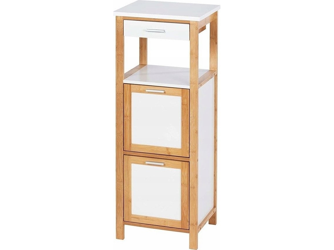 Wenko bogreol i to etager med skuffe FINJA, Wenko