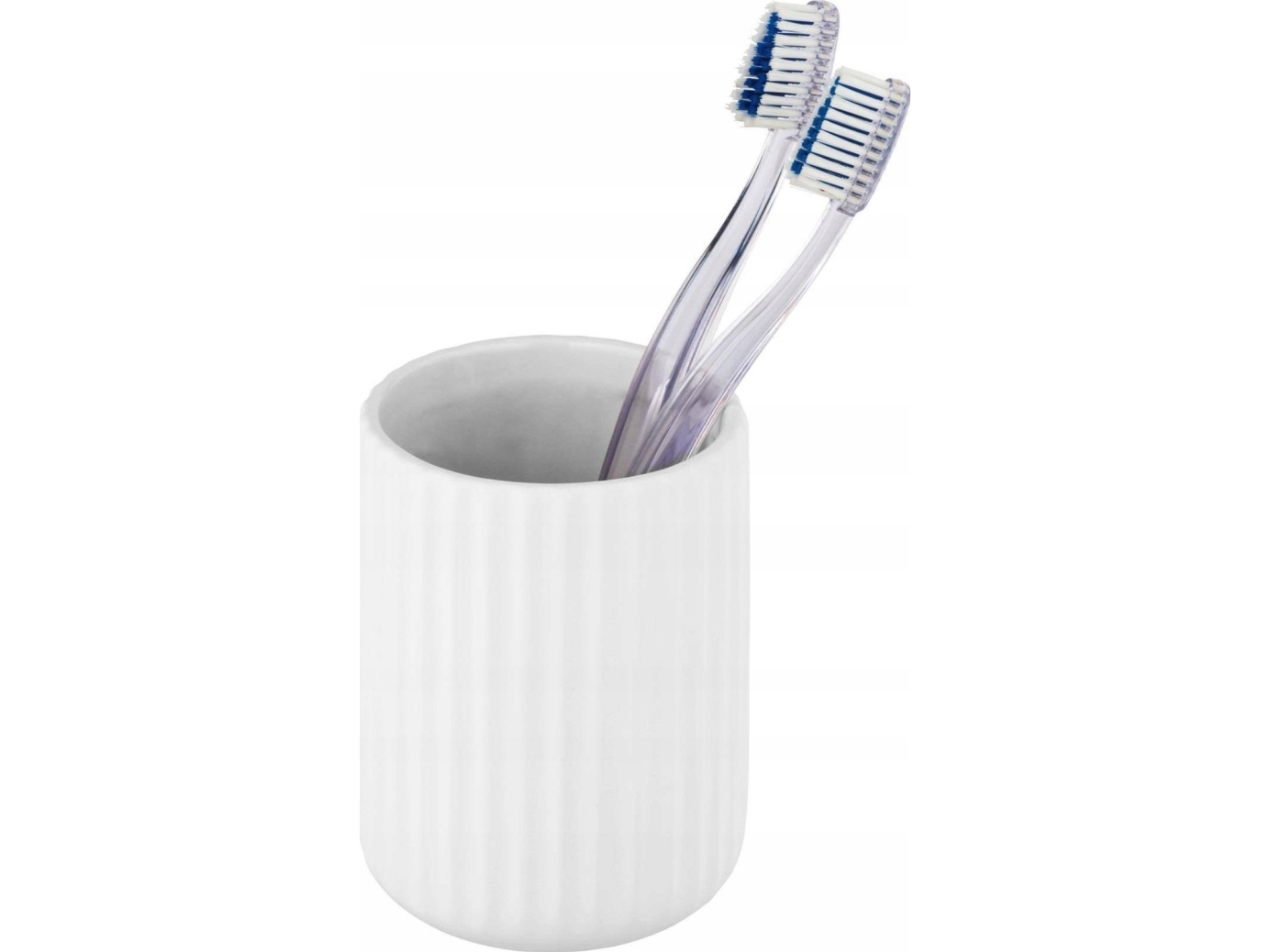 Wenko tandbørstekop i keramisk BELLUNO hvid Ø 8 cm