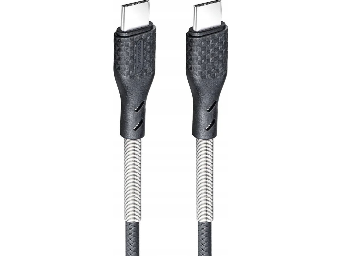 Usb-Kabel Forcell Usb-C Til Usb-C 1 M Sort