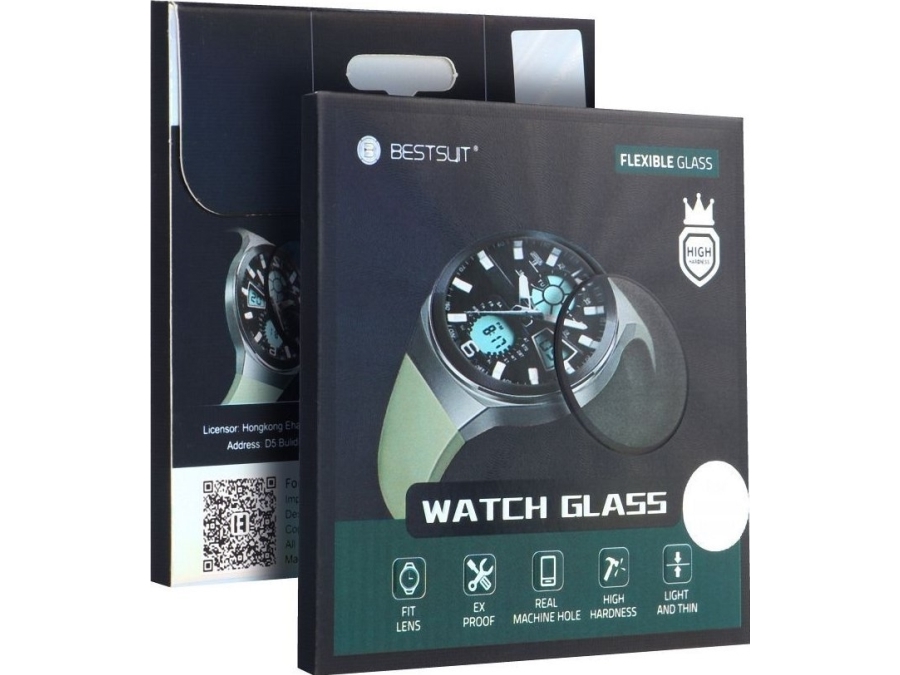 Bestsuit Fleksibel Hybridglas Til Samsung Galaxy Watch 6 Classic 47 Mm