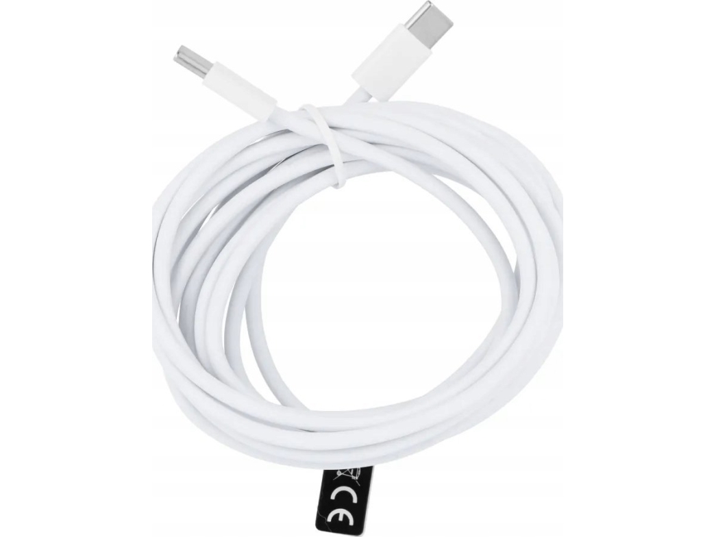 Usb Oem Usb-C Til Usb-C Kabel 3 M Hvid