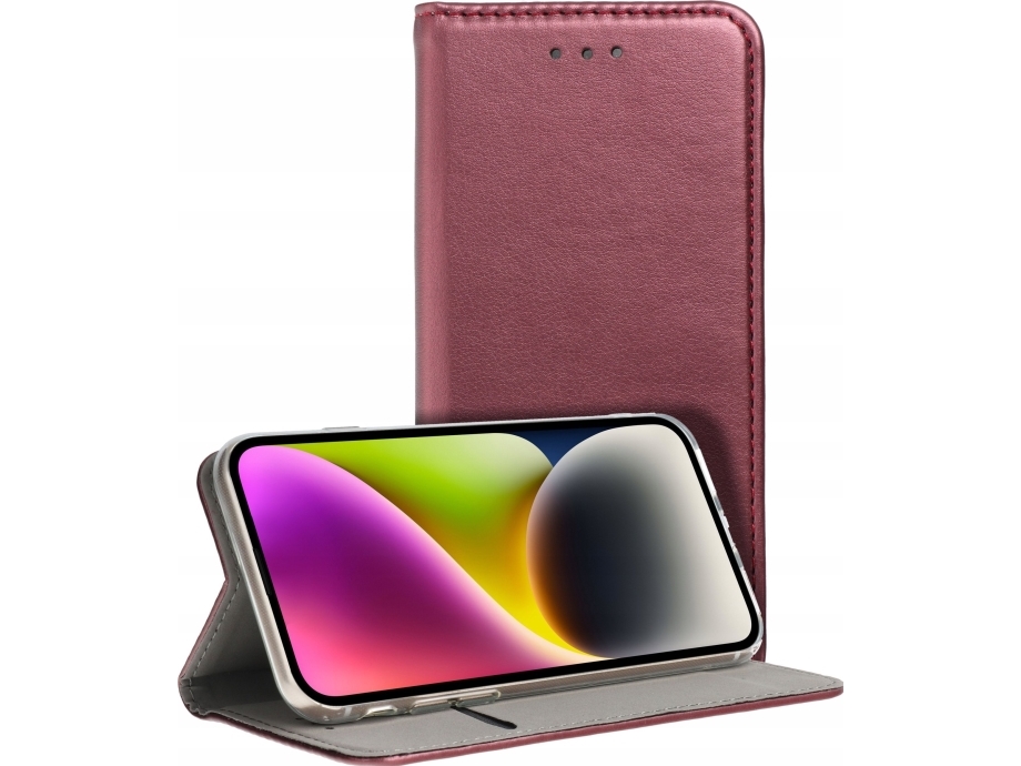 Oem Smart Magneto Holster Für Huawei Nova 12I Burgunderrot