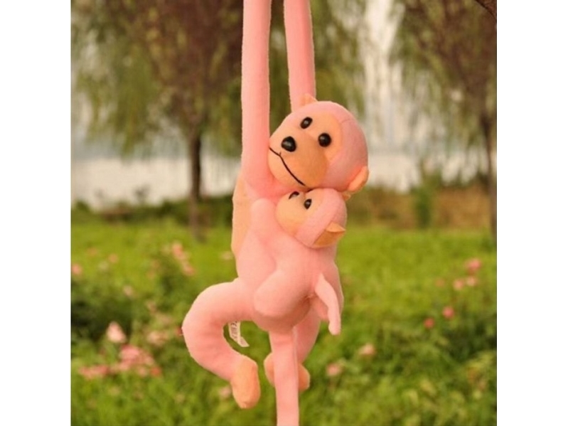 Leantoys Plys Baby Abe Maskot Pink 70 Cm