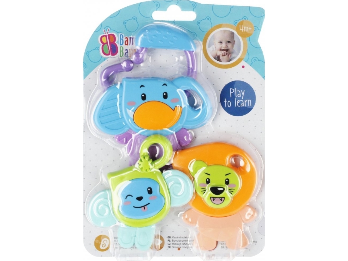 BamBam BAM BAM SAFARI TOOL 4W1 15X21 B/C 120/240 | Leksaker - För dom minsta - Skallror | GameStuff