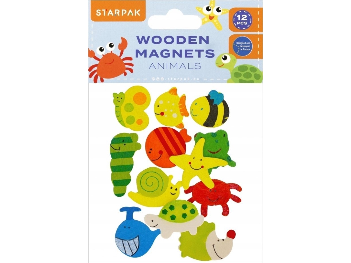 Starpak Magnes Drew Animal 40Mm Op12szt Stk B/C24/192Pg