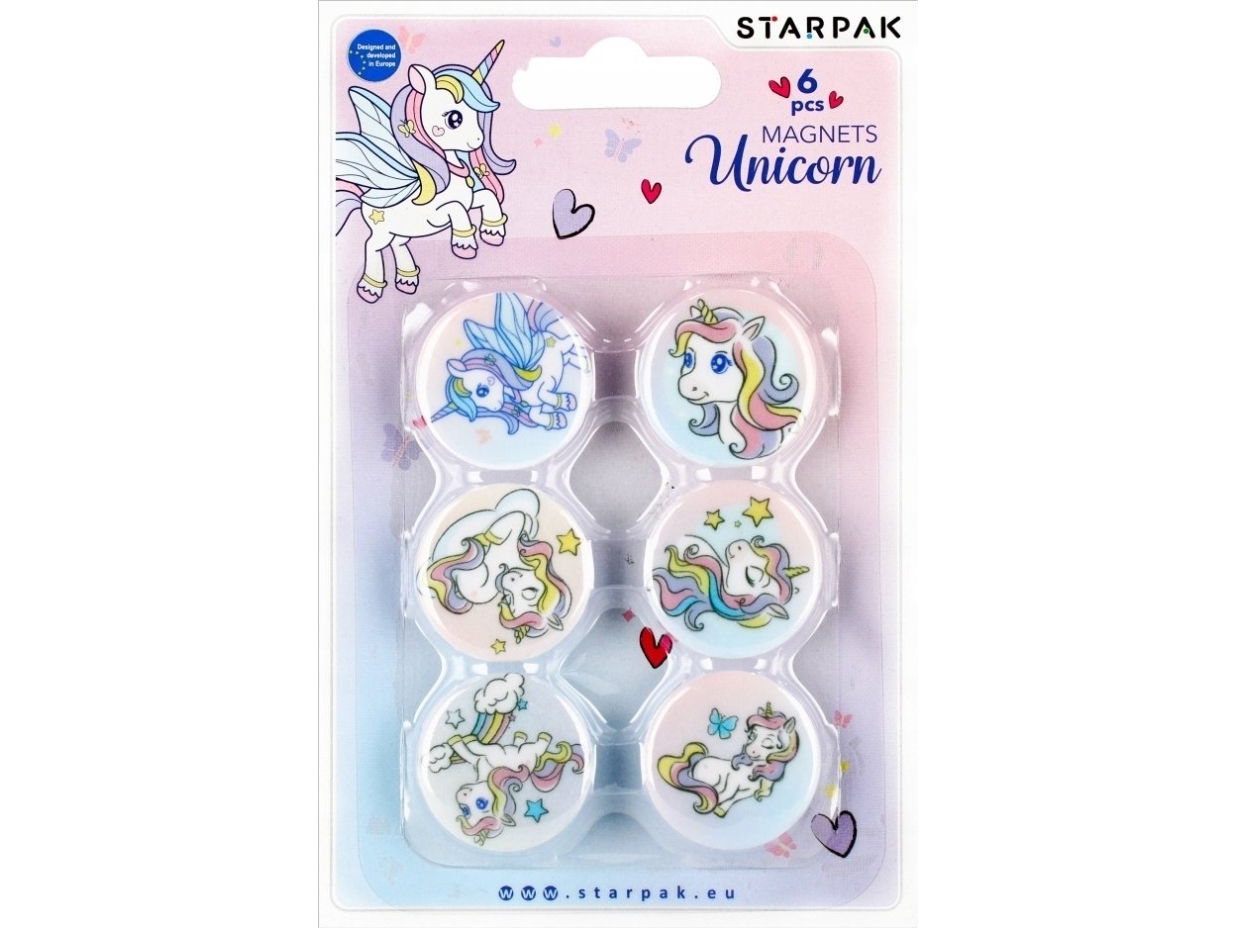 Starpak Magnes Kol Unicorn 30Mm Op6szt Stk B/C24/144