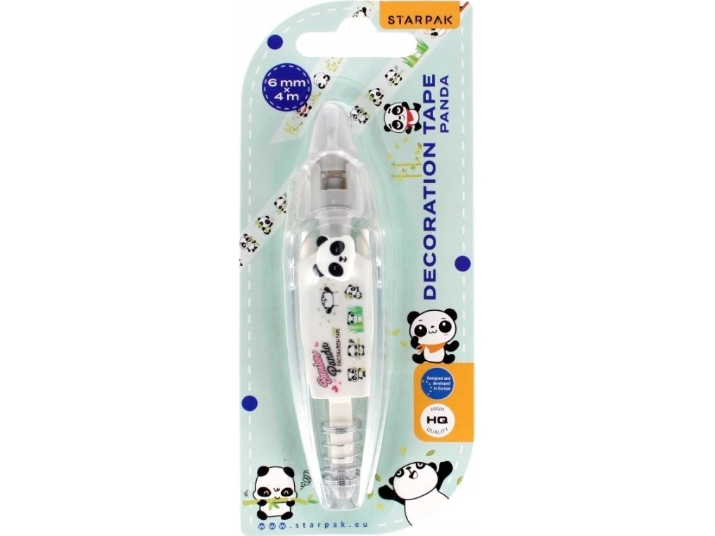 Starpak Tasma Dekor Sprzyl Panda 6Mm/4M B/C 12/432 Pg