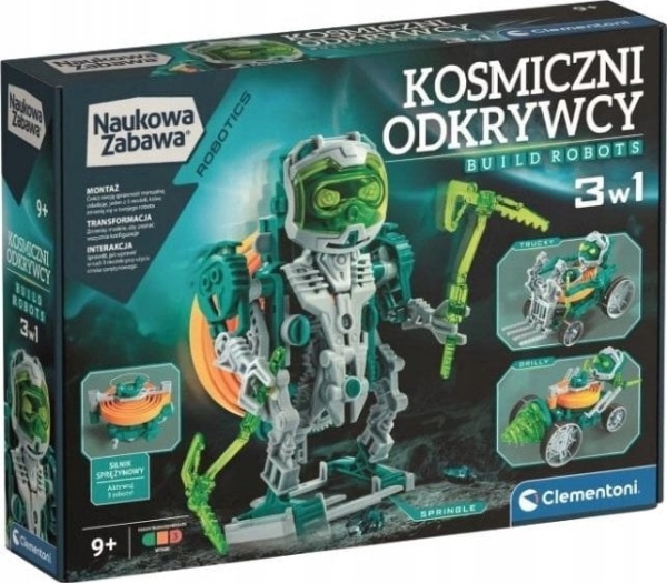 Clementoni Scientific Fun Space Explorers - Byg Robotter 50873