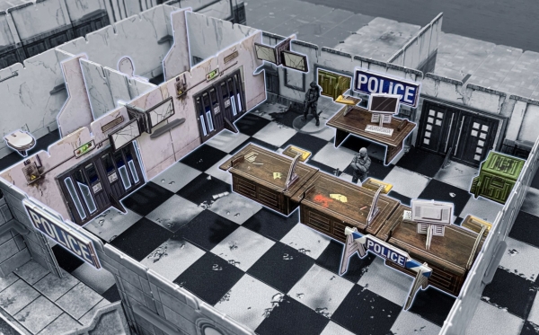 Battle Systems Ltd BattleSystems: Police Precinct | Hobby - Modelljärnväg - Markbyggnader | GameStuff