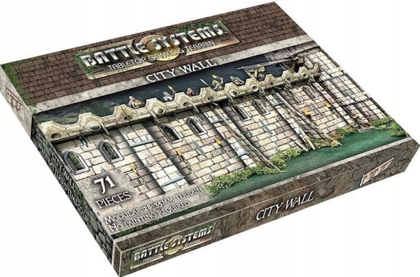 Battle Systems Ltd BattleSystems: City Wall | Hobby - Modellbygge - Metallbyggsats | GameStuff