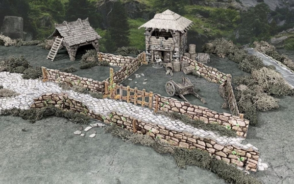 Battle Systems Ltd BattleSystems: Stone Walls | Hobby - Modelljärnväg - Markbyggnader | GameStuff