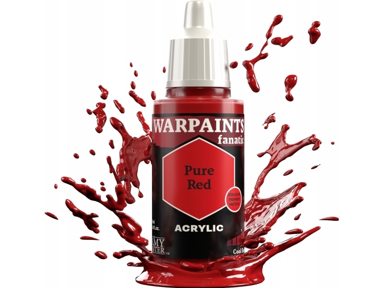 Army Painter Warpaints - Fanatic - Pure Red | Hobby - Färg vattenbaserad - Pansaressar | GameStuff