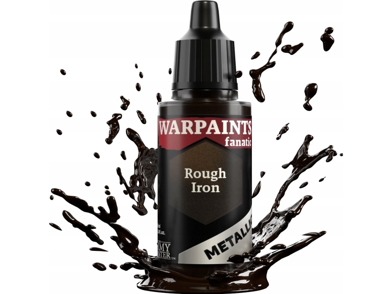 Army Painter Warpaints - Fanatic - Metallic - Rough Iron | Hobby - Färg vattenbaserad - Metallfärg | GameStuff