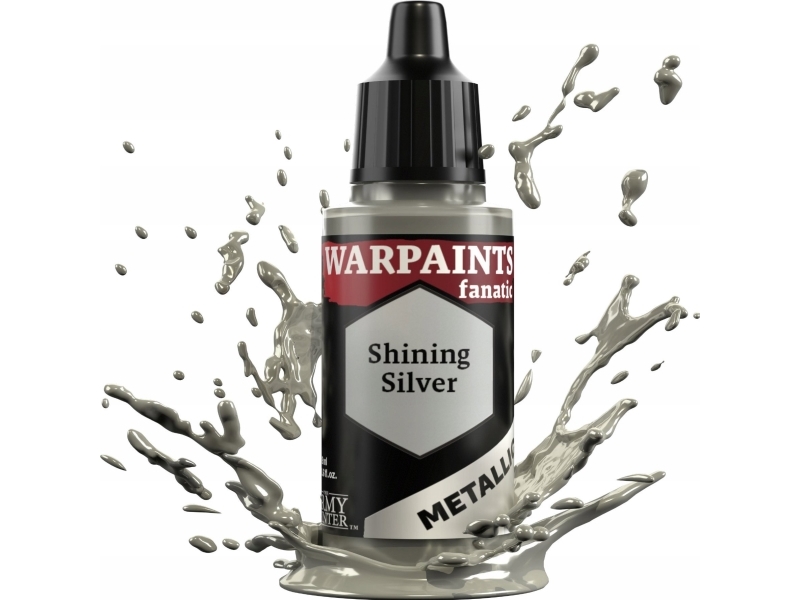 Army Painter The Warpaints Fanatic Metallic Shining Silver | Radiostyrd - Tillbehör - Verkstadsutrustning | GameStuff