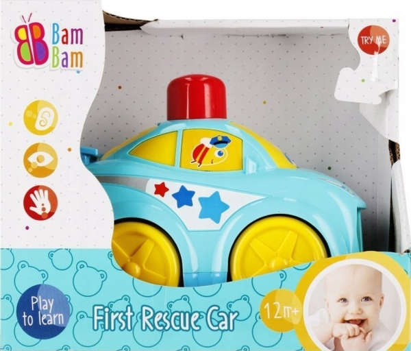 BamBam BAM BAM AUTO Lille politibetjent 20×17×12 WB 12