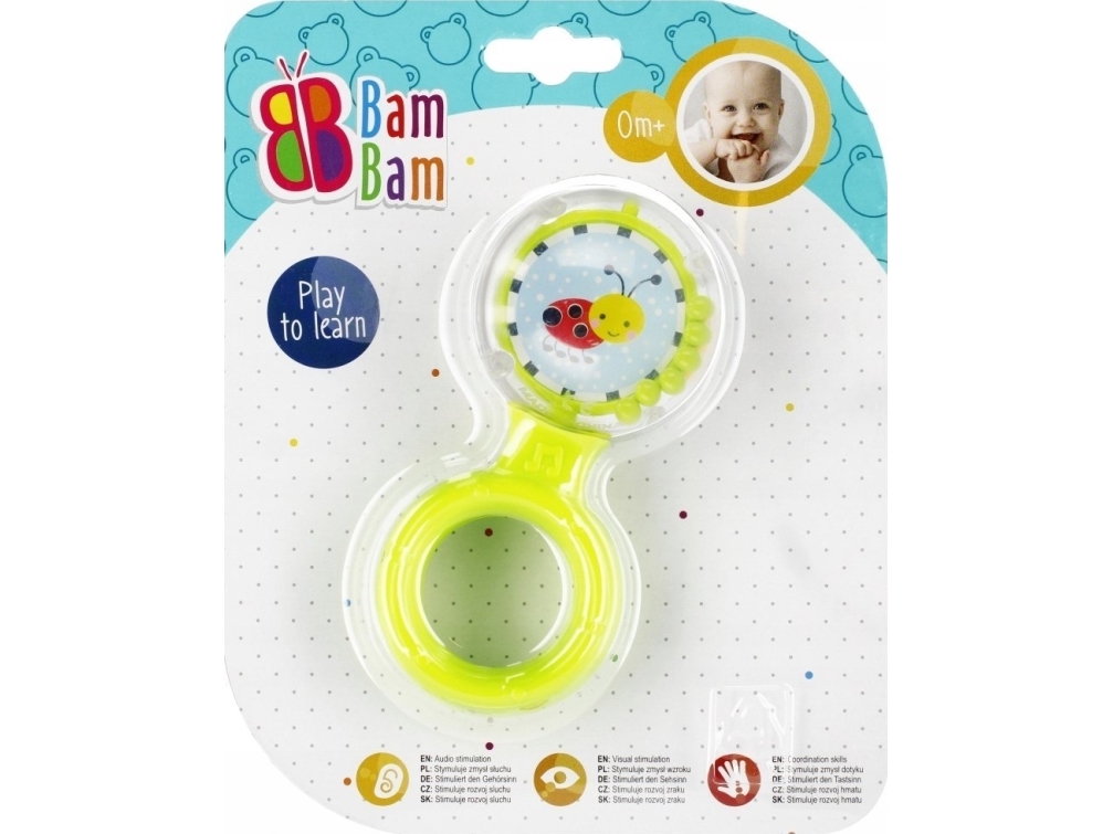 BamBam BAM BAM BAM BAM BOLLVERKTYG 16X20X6 B/C 24/48 | Leksaker - För dom minsta - Tuggleksaker | GameStuff