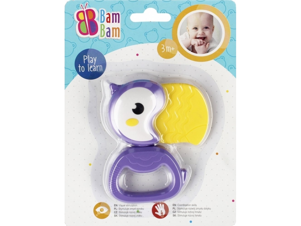 BamBam BAM BAM TUKAN TREAKER 15X20 B/C 36/144 | Leksaker - För dom minsta - Skallror | GameStuff