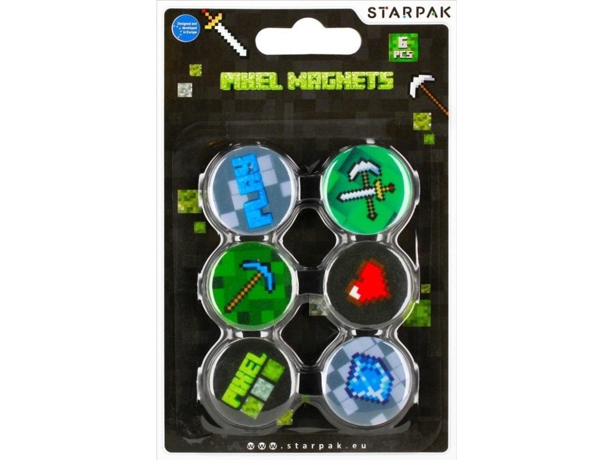 Starpak Magnes Kol Pixel 30Mm Op6szt Stk B/C24/144