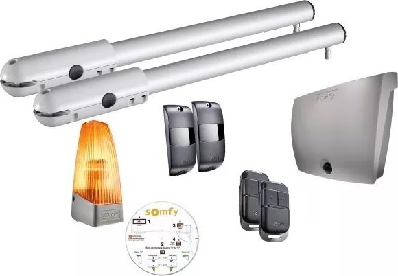 SOMFY SGS Essential double-leaf gate operator Silver