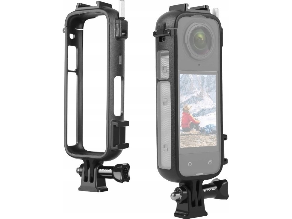 Puluz Frame Mount Housing Mounting Frame Tripod 2X Iso For Insta360 X4 / X 4 / Pu979b