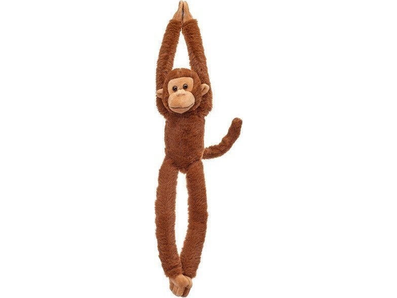 Beppe Hanging Monkey Maskot Brun 40 Cm
