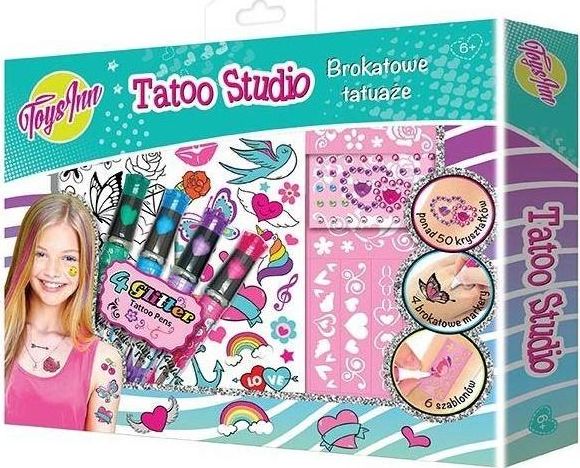 Tattoo Studio Glitter Tattoos - Tattoo Marker Mit Zubehör Stn 5324