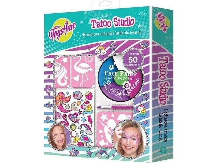 Tattoo Studio Glitzertattoos Und Gesichtsfarben In Einer Box Stn 5331
