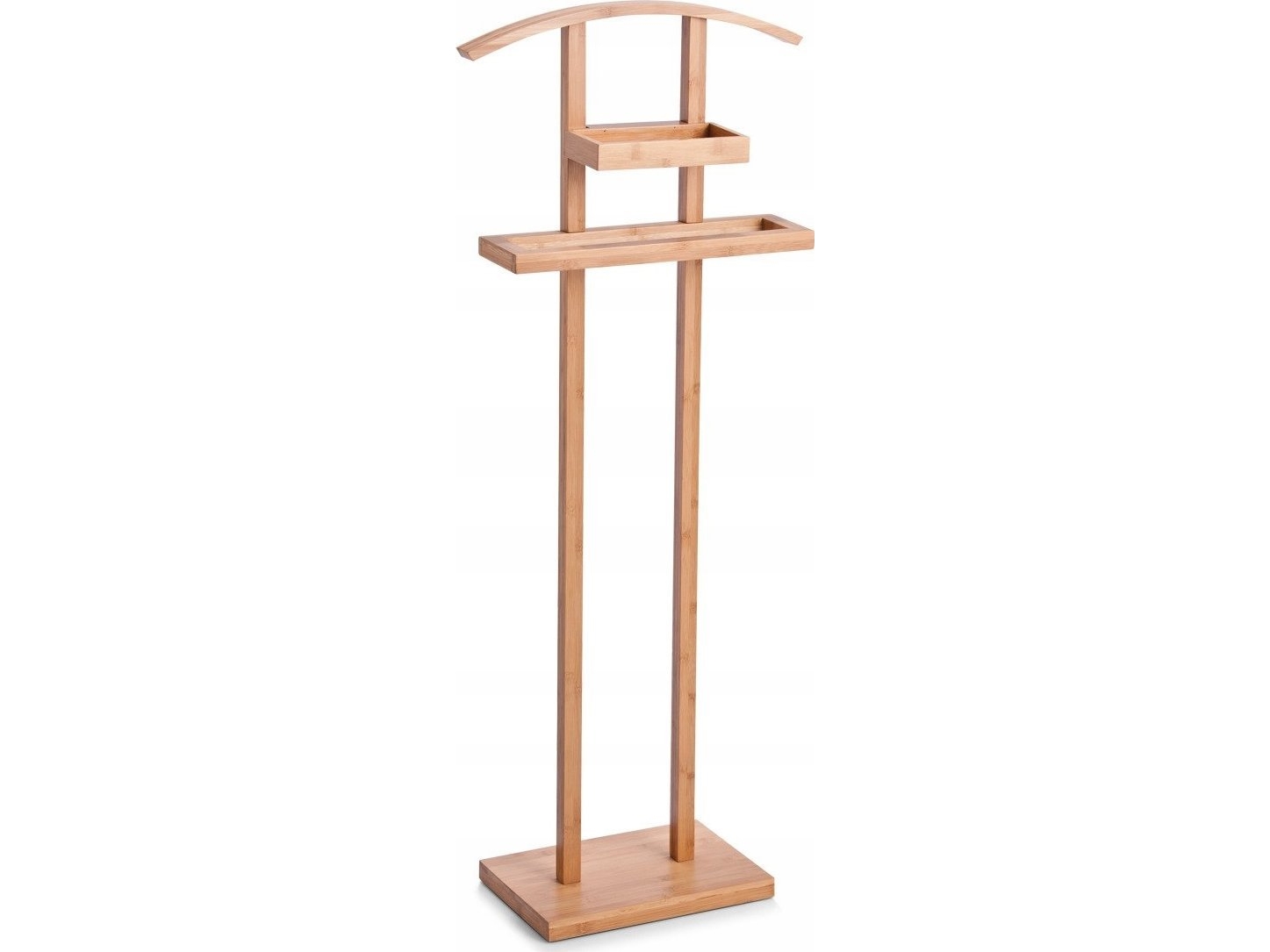 Zeller bøjle til jakkesæt/tøj i bambus, 45x24x111 cm