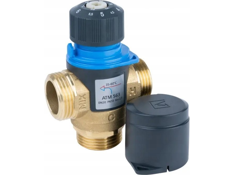 Afriso Arv 382 Vario Proclick 3-Vejs Blandeventil, Dn20, Rp3/4", Kvs 3,5-9 1338220
