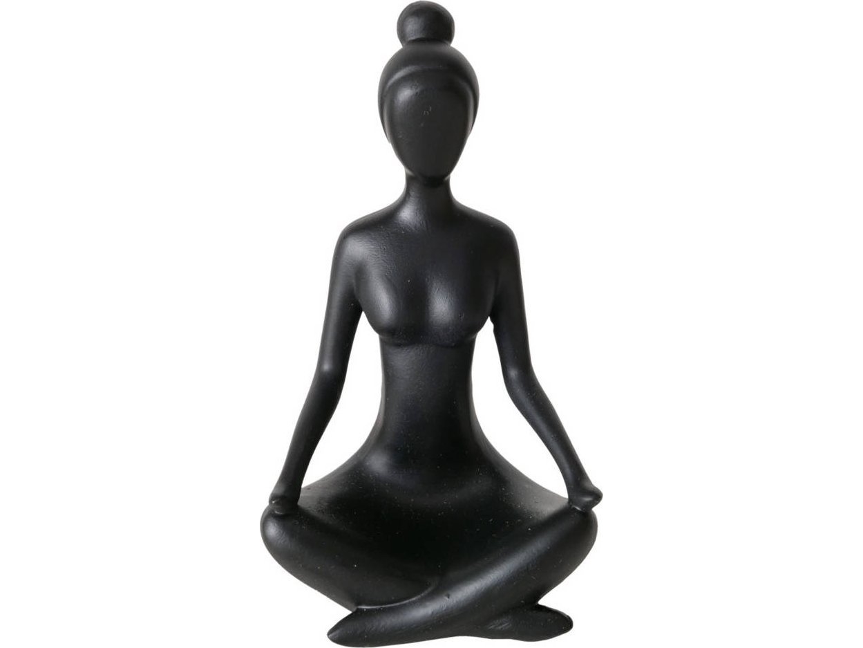 Boltze Dekorativ figur Yoga, kvinde, 10 cm
