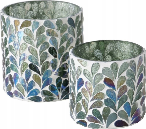 Boltze mosaikljushållare KIRKAS, 2 st | Bordssättning - Bar & vin - Ljusstakar och Lampor | GameStuff