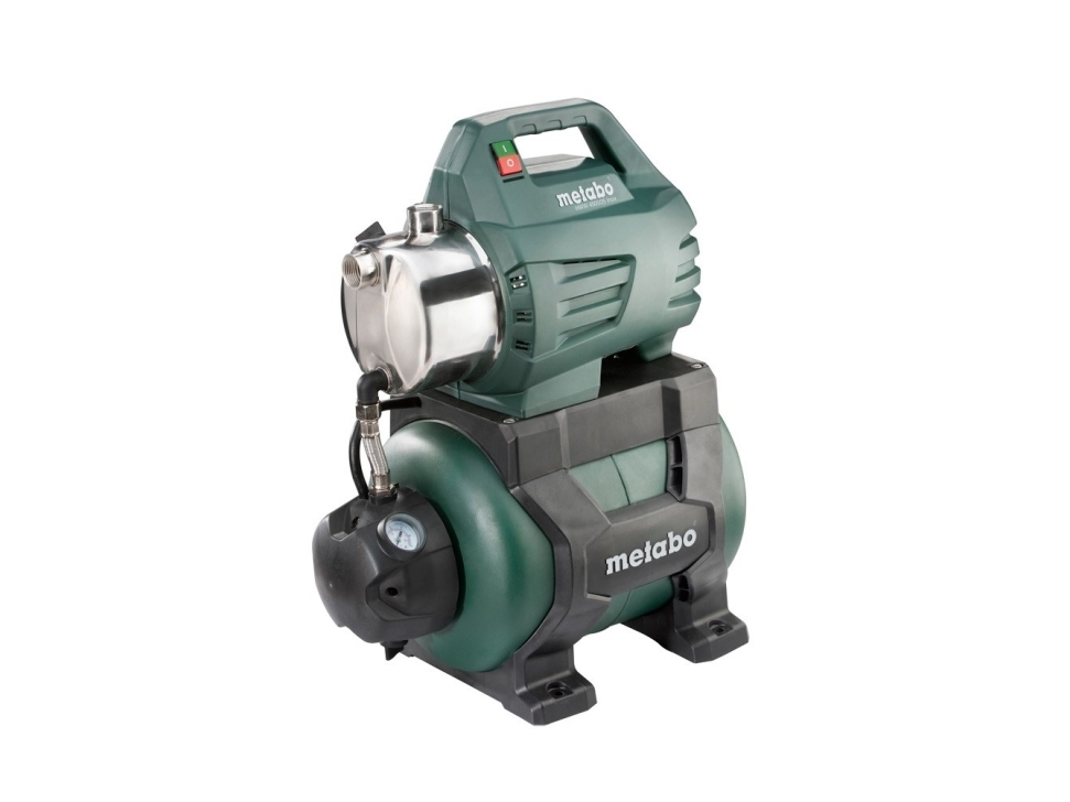 Metabo HWW 4500/25 INOX, 1300 W, AC, 4,8 Bar, 4500 l/h, IPX4, Grön, Rostfritt stål, Svart | Trädgården - Bevattning av trädgårdar - Pumpar & Vattenverk | GameStuff