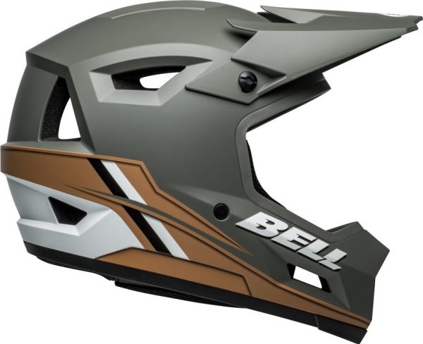 Bell Sanction 2 DLX MIPS cykelhjelm full face alpine matte dark gray tan str. L (59-61 cm) (NY 2024)