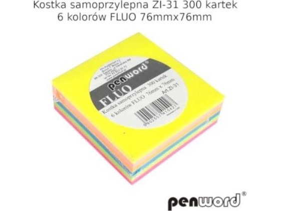 Fluo limkube 76x76 mm 300K