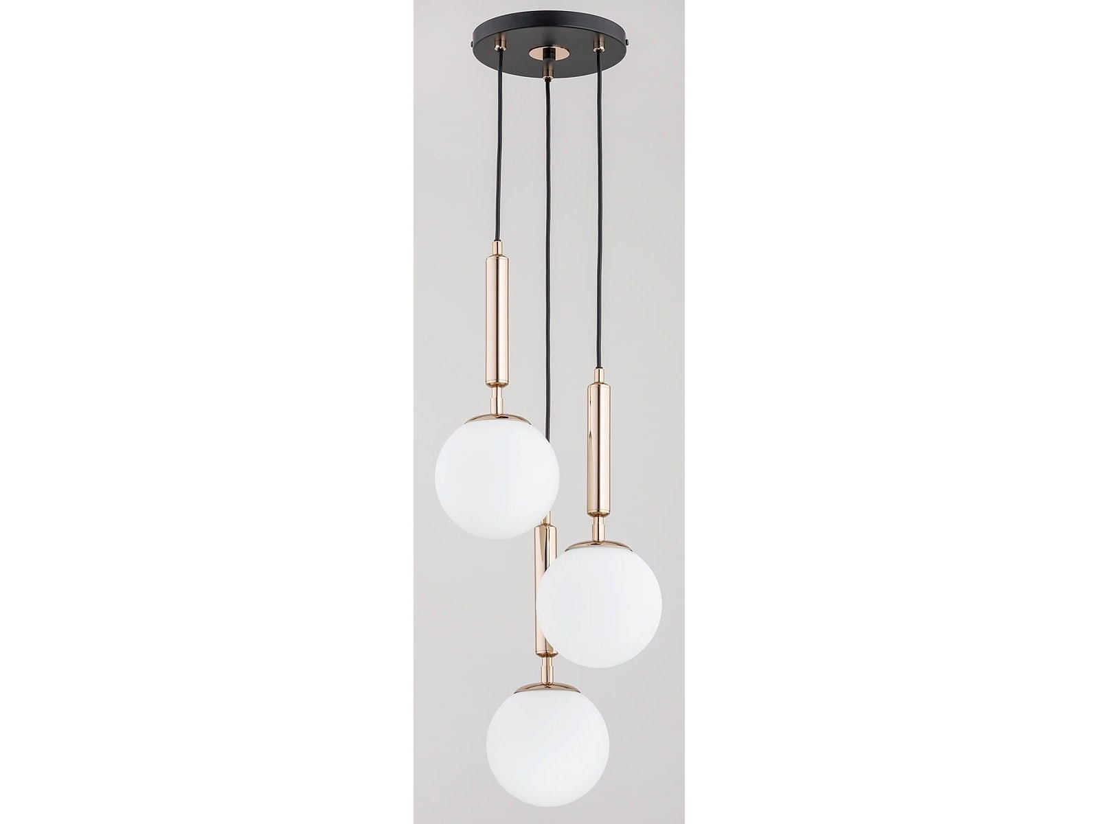 Loftlampe Alfa Volda Picolo White 3-Punkts Sort/Guld 62202 Alfa