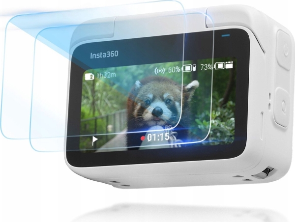Sunnylife 2X Osłona Ochrona Szkło Na Ekran Monitor Lcd Do Insta360 Go 3S / Go 3 Action Pod / Bhm 829
