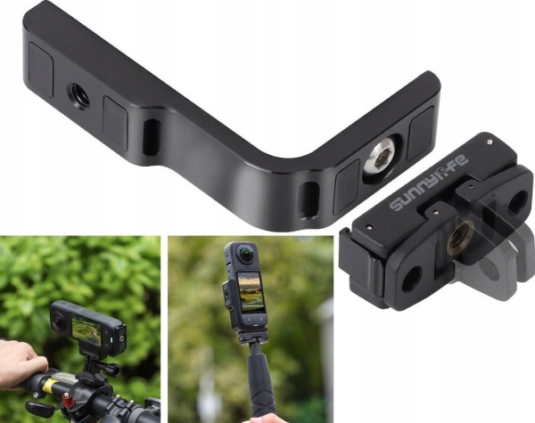 Sunnylife Halterung Schiene Rahmen Horizontal Vertikal 1/4"" Gopro Gewinde Für Insta360 X4 / X 4 / X4-Zj826-D